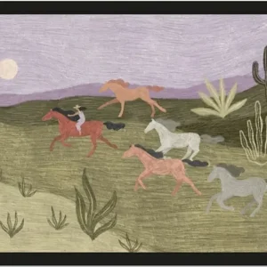 Art Print Running Horses Bestseller